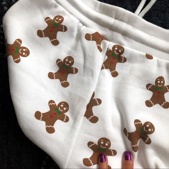 🍪 SUPER ADORABLE GINGERBREAD SWEATPANTS 2-PIECE! - Picture 8 of 8